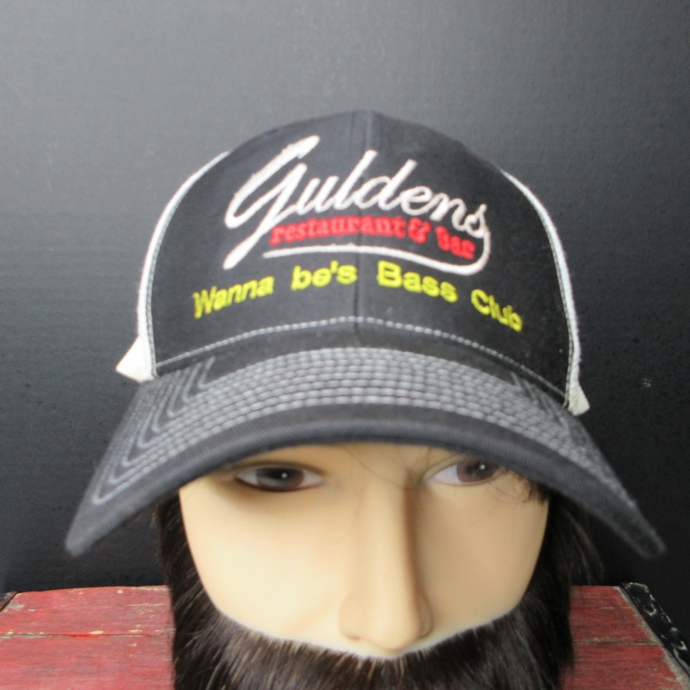 Richardson 112 Trucker Hat Gulden's Restaurant Bar Wanna Be's Bass Club Cap